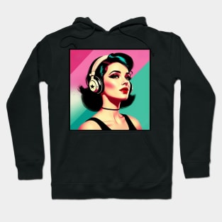 Punk Rock Girl 90s Colors Hoodie